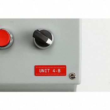 BRADY Label Color White 1 29/32 W 1 29/32 H, 803U55