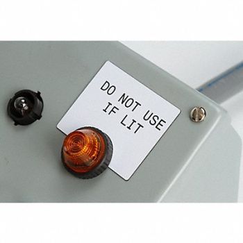 BRADY Label Color Red 1 29/32 W 1 29/32 H, 803U59