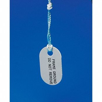 BRADY Label Plastic Color Yellow 2 W, 803TK1
