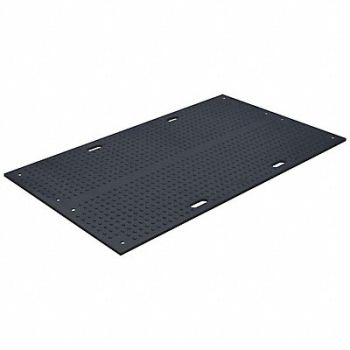 CHECKERS INDUSTRIAL PROD INC Ground Protection Mat 8 ft L Black, 48JP57