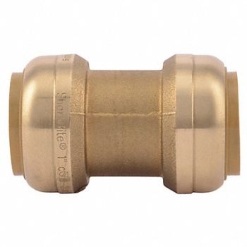 SHARKBITE Coupling Push To Connect 1 In., 19F863