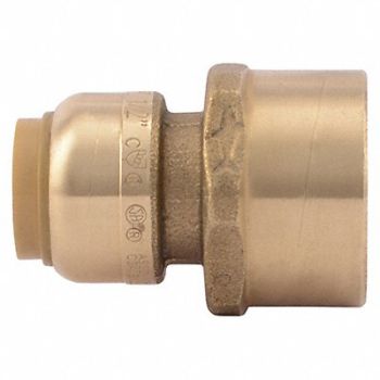 SHARKBITE Reducing Adapter PushToConnect 1/2x3/4In, 19F895