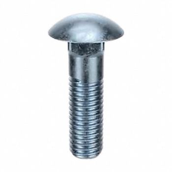 GRAINGER APPROVED CrrgBlt Stl ZncPltd 3in Sqr PK25, 31HZ73