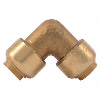 SHARKBITE Elbow Push-Fit Tube 3/8in. Pipe 3/8in., 31LC90