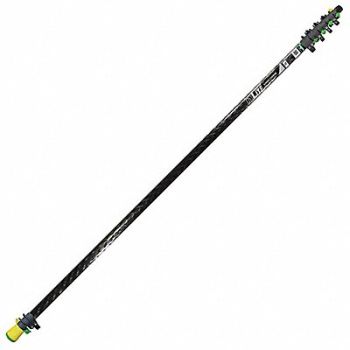 UNGER Four Section Water Fed Pole 264 in L Blk, 801CG4