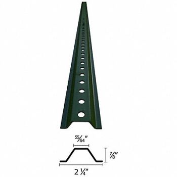 TAPCO Sign Post Green Steel 8 ft L, 39F187