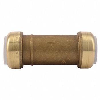 SHARKBITE Slip Coupling 4.45 in L 1-1/8 in dia., 45RF59