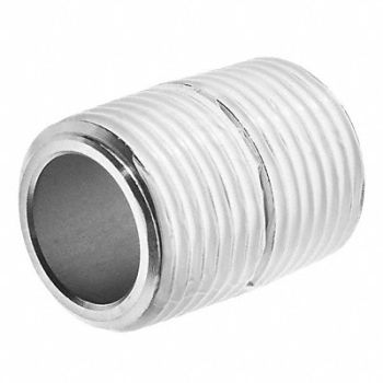 GRAINGER APPROVED Nipple Schedule 80 19/64 ID 316 SS 1 L, 61UF96
