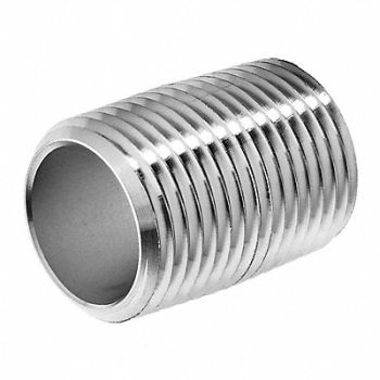 GRAINGER APPROVED Nipple Schedule 80 1-15/16 ID 304 SS 2 L, 61UA73