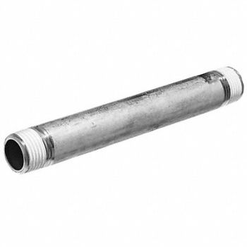 GRAINGER APPROVED Nipple Schedule 40 1/2 ID 316 SS 12 L, 61UE31