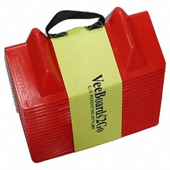 KINEDYNE Corner Protector Red 4 x 4 x 11 PK20, 54DC80