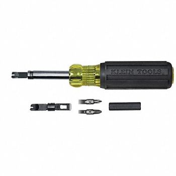 KLEIN TOOLS Punchdown Tool 8 in 1 Multibit, 39E517