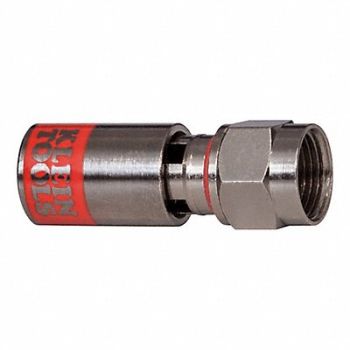 KLEIN TOOLS Univ F Compression Connector RG59 PK50, 807HE7