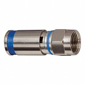 KLEIN TOOLS F Compression Connector RG6 PK50, 807HE8
