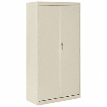 SANDUSKY K3833 Storage Cabinet 72 x30 x18 Putty 3Shlv, 39EY19