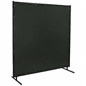 STEINER Welding Screens 6 ft H 6 ft W Black, 797PG9