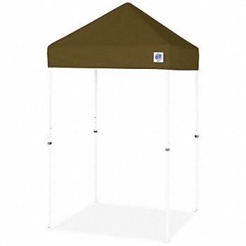 E-Z UP Shelter Green 5 ft W 5 ft L, 800JV1
