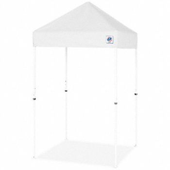 E-Z UP Shelter White 5 ft W 5 ft L, 800JV5