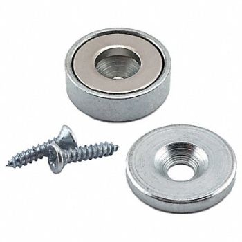 GRAINGER APPROVED Magnetic Latch Set Neodymium 23 lb., 2VAG2