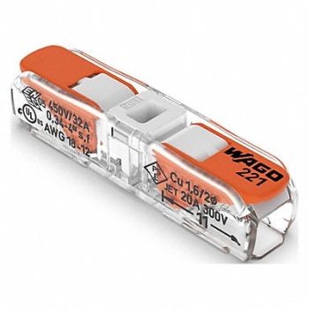 WAGO Connector Splicing 2-cond 12AWG PK60, 803VM1
