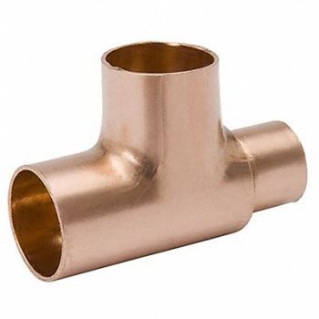 STREAMLINE Reducing Tee Wrot Cu 1-1/2 x1-1/2 x1, 5UGE5