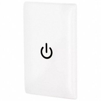 HUBBELL Touch Switch Face Plate 3R 4.89 H 3.09 W, 799KY7