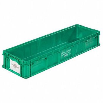 ORBIS F9002 Straight Wall Ctr Green Solid PP, 3CLV5