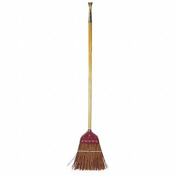 WEILER Track Broom Rough 39 Handle L 12 Face, 797W97