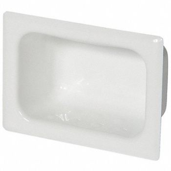 BESTCARE Soap Dish White 7 in W, 49T902