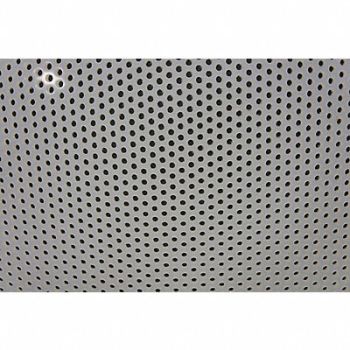 GRAINGER APPROVED PerfSheet Polypro 48x96 0.063 T 0.125 D, 5PCY4