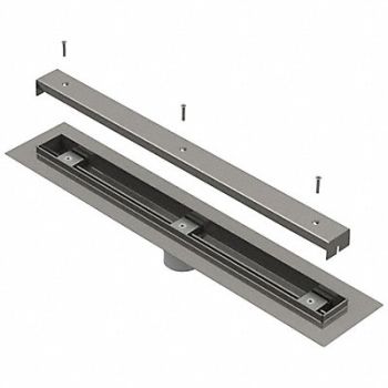 BESTCARE Shower Drains Dia 2 Linear 304 SS, 53XU92