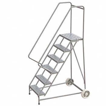 BALLYMORE Wheelbarrow Ladder 60 H x 14 D Platform, 799ZK4