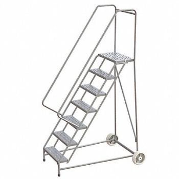 BALLYMORE Wheelbarrow Ladder 70 H x 14 D Platform, 799ZK5