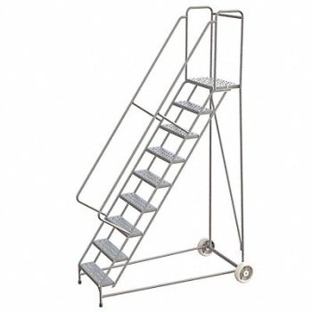 BALLYMORE Wheelbarrow Ladder 90 H x 14 D Platform, 799ZK7