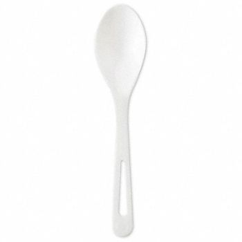 GRAINGER APPROVED Spoon White Med PK1000, 799M75