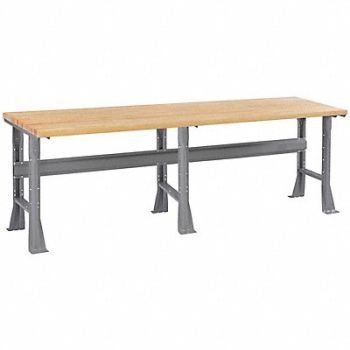 TENNSCO Workbench Butcher Block 96 W 30 D, 4TKN7
