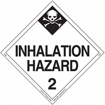 LABELMASTER DOT Container Placard Vinyl PK25, 807CT9