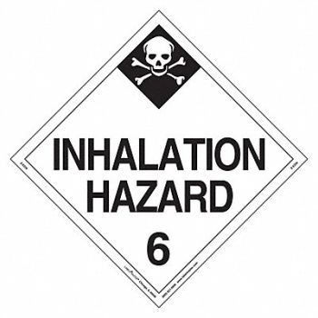 LABELMASTER DOT Container Placard Vinyl PK25, 807CU0