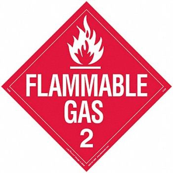 LABELMASTER DOT Container Placard Vinyl PK25, 807CV1