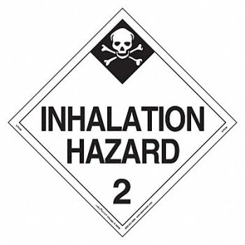 LABELMASTER DOT Container Placard Vinyl PK25, 807CN6
