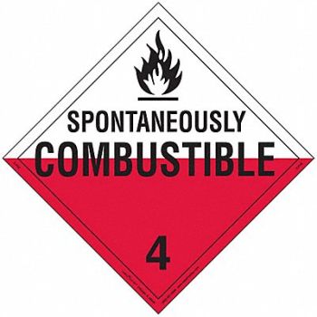 LABELMASTER DOT Container Placard Vinyl PK25, 807CP1