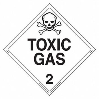LABELMASTER DOT Container Placard Vinyl PK25, 807CN4