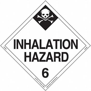 LABELMASTER DOT Container Placard Vinyl PK25, 807CP9