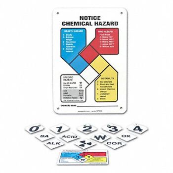 ACCUFORM NFPA Sign Aluminum 10 in H 7 in W, 9CPP3