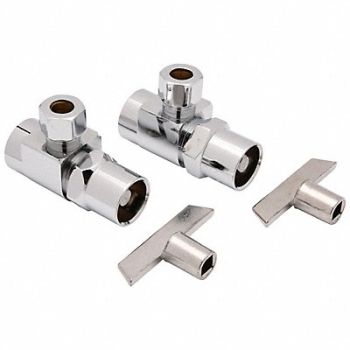 ZURN Angle Supply Stop Brass 2-3/4 in L, 48RX91
