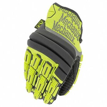 MECHANIX WEAR Mechanics Gloves Hi-Vis Yellow 12 PR, 567P83