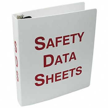 ACCUFORM Binder Red/White 10-5/8 in W English, 45KY22