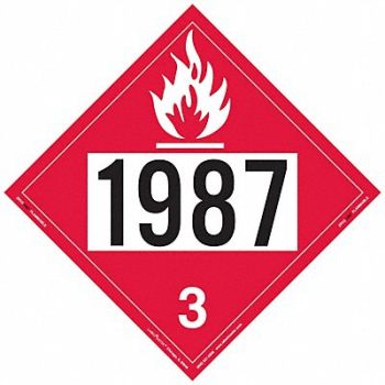 LABELMASTER DOT Container Placard Message 1987 PK25, 807CW5