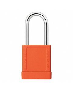 GRAINGER APPROVED J5180 Lockout Padlock KD Orange 2 H, 48JR87